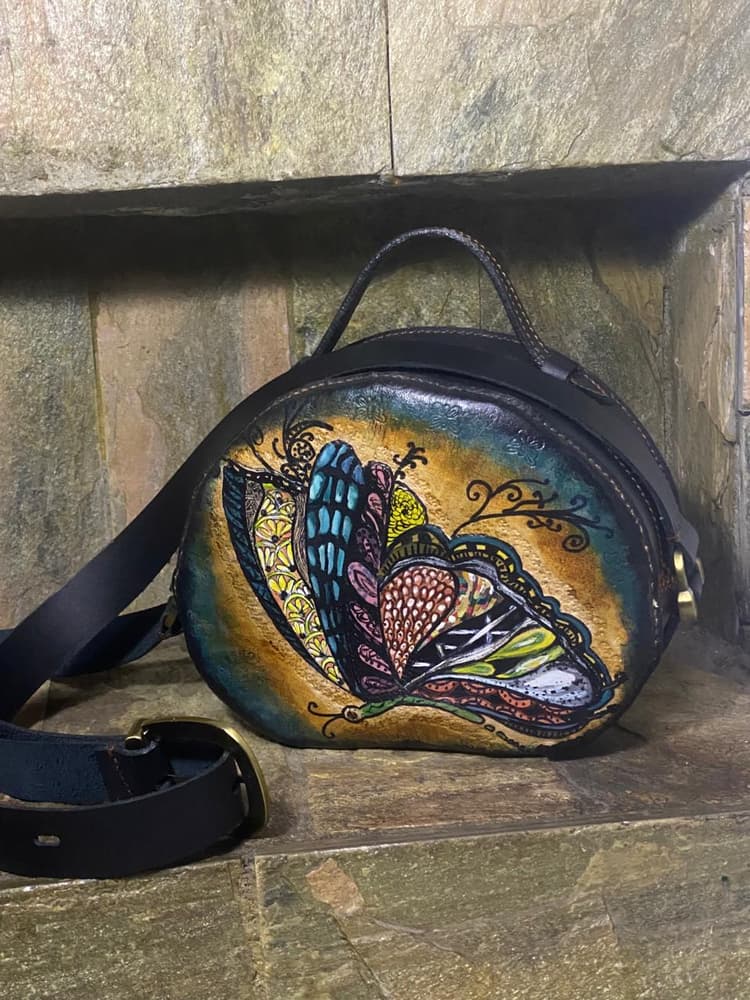 Butterfly  colored bag