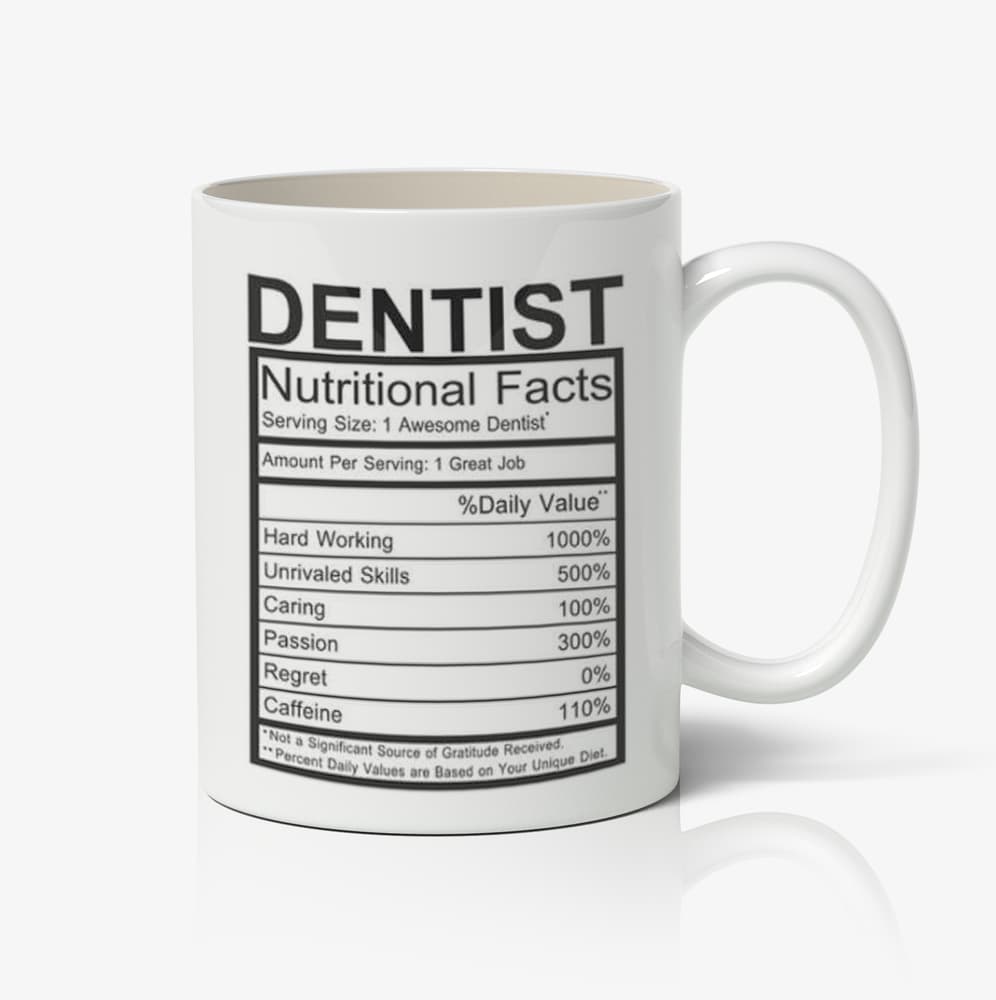 Prescription dentist mug