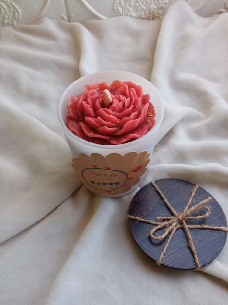 rose candle