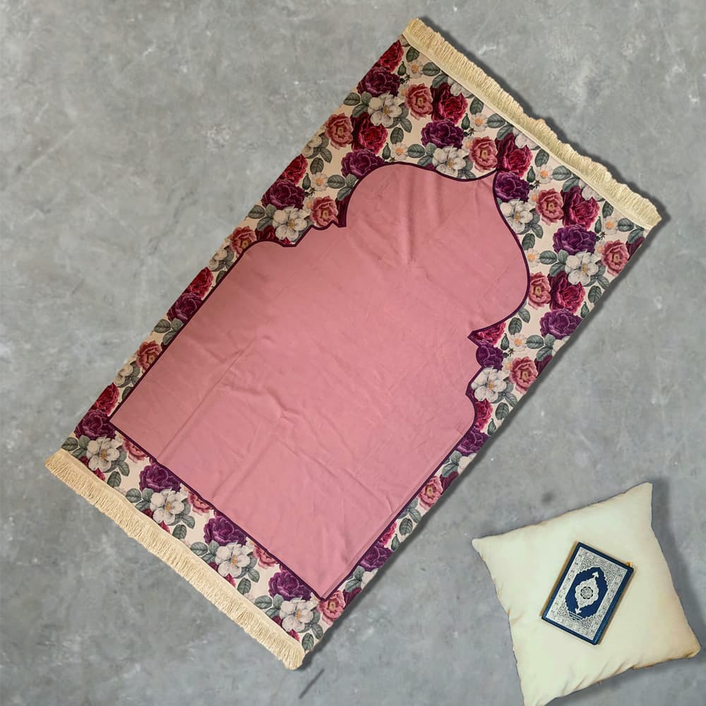 Prayer rug (purple rose)