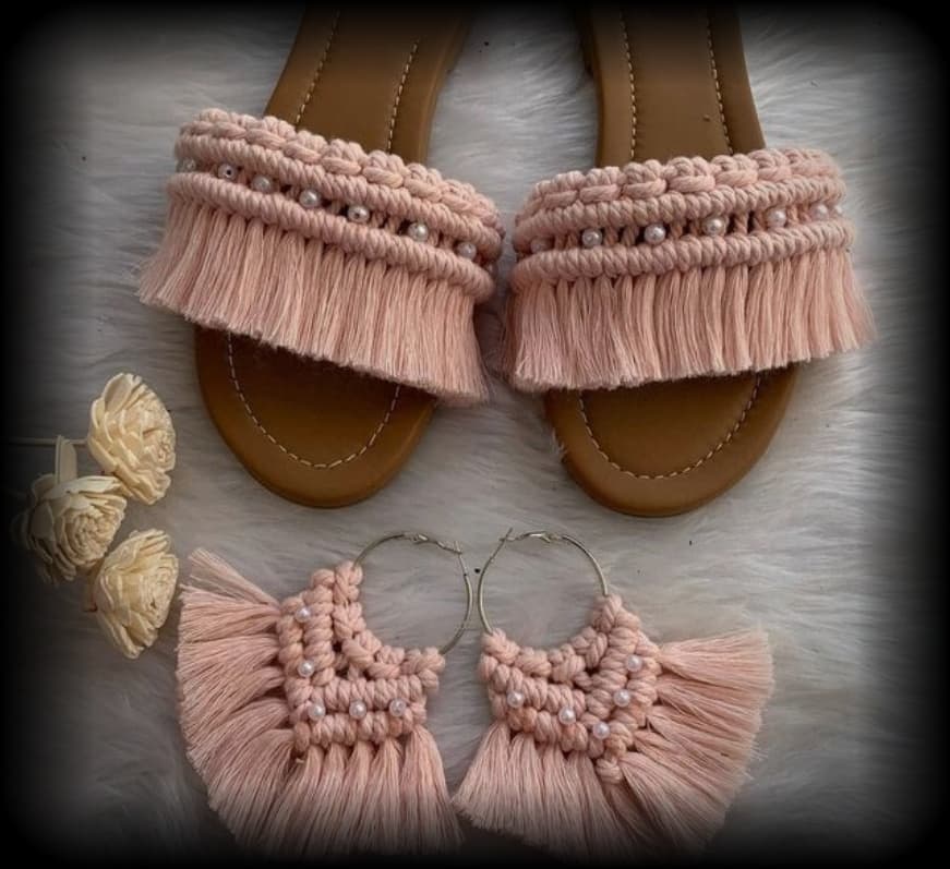 Pink Beach slippers