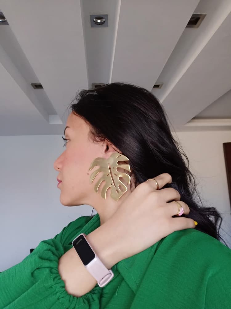 Golden leaves new earrings 