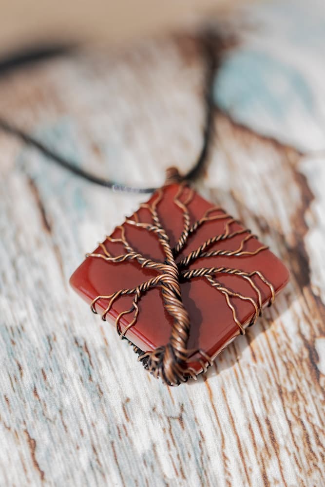 Handcrafted Red Agate Pendant