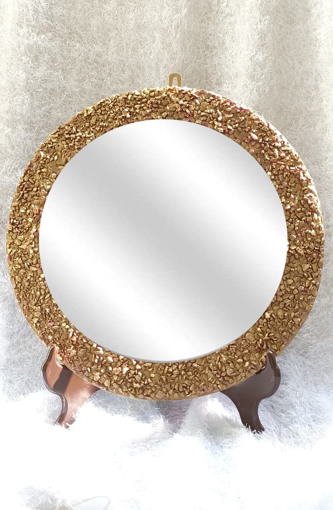 Gold Stone mirror