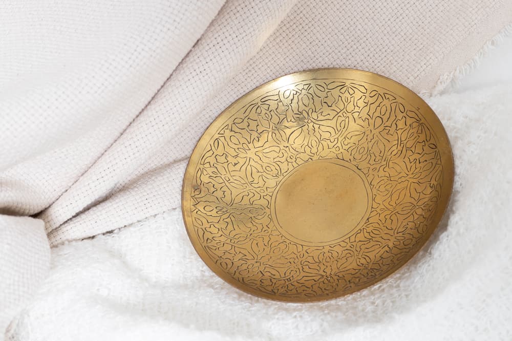 Brass golden bowl