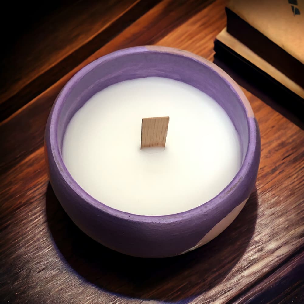 Wooden candle pot “Euphoria”