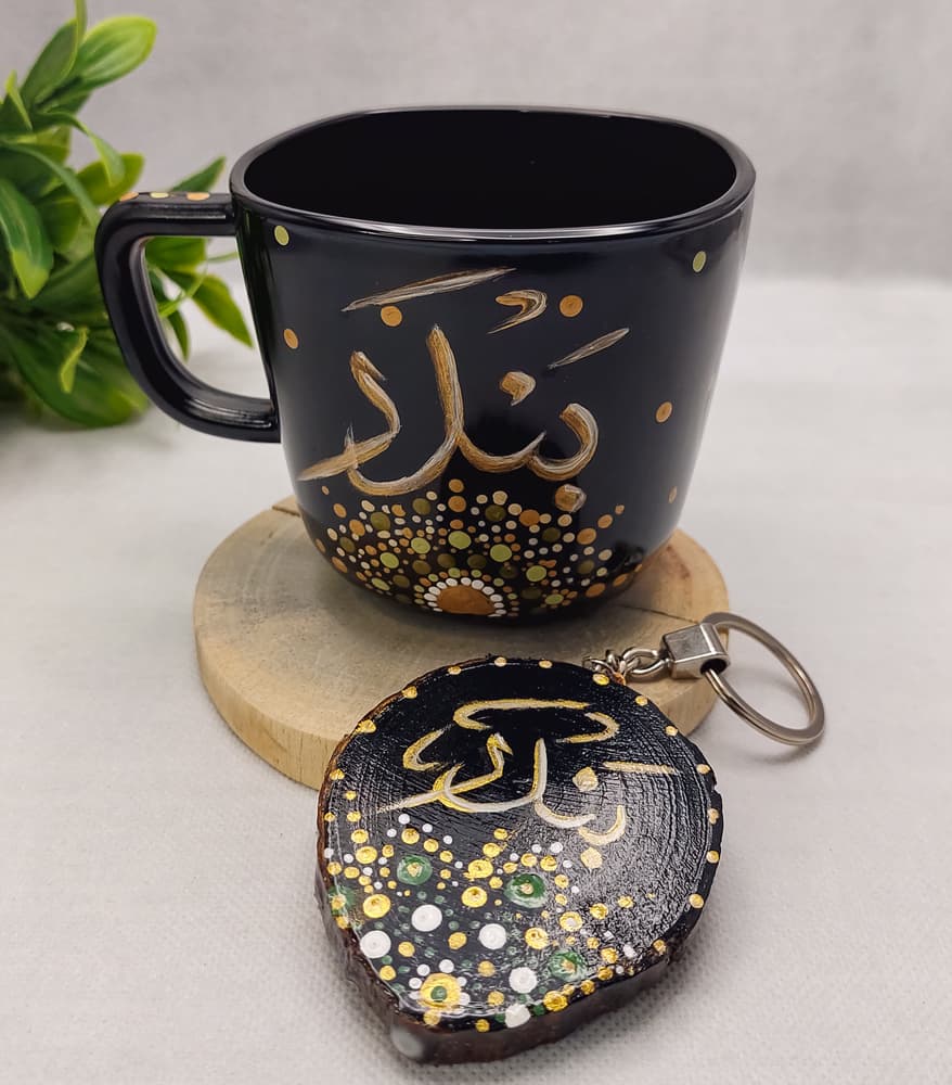 Customized  arabic calligraphy mug