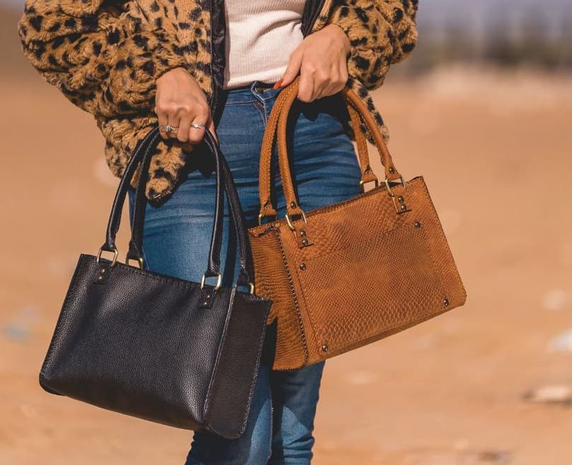 donza brown/black handbags