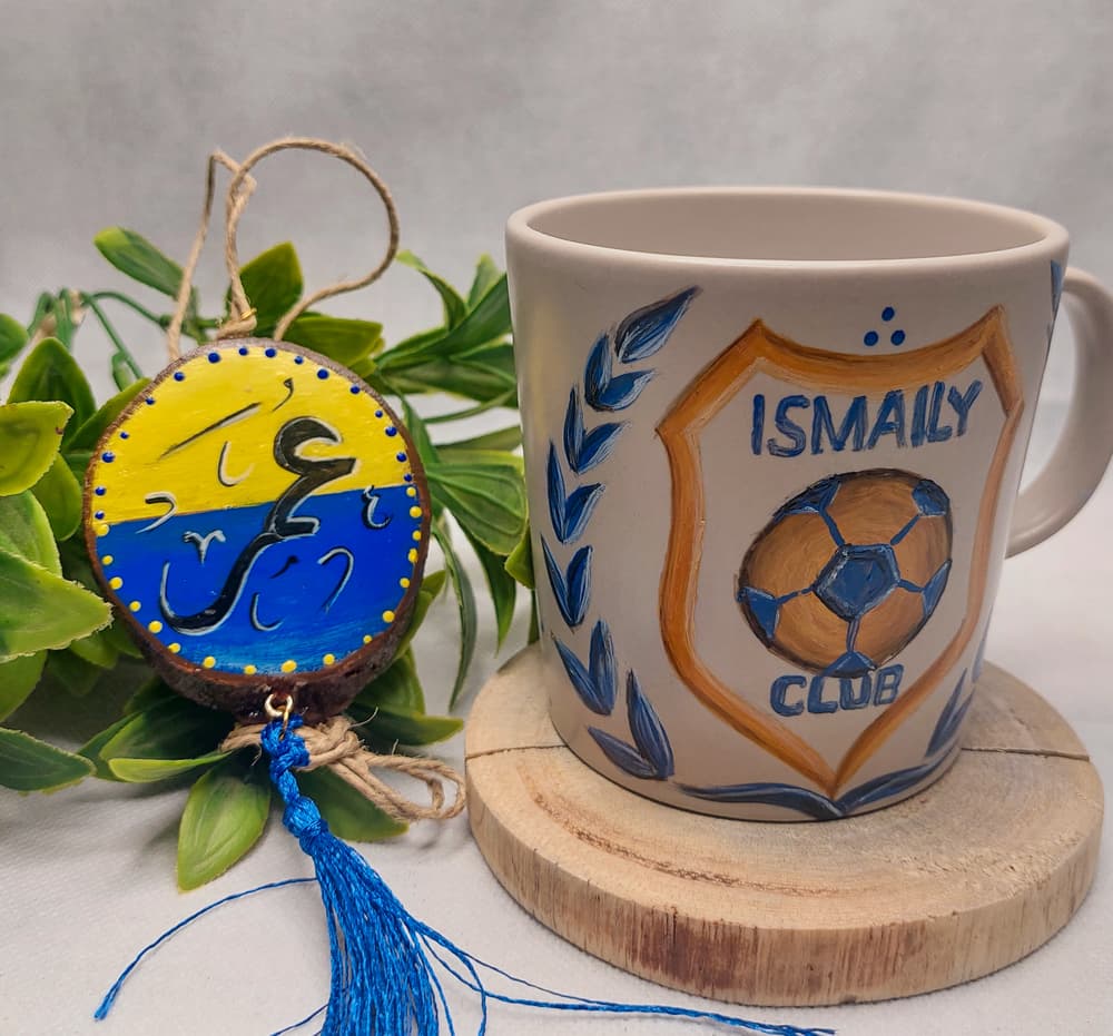 Customized your footballer logo mug