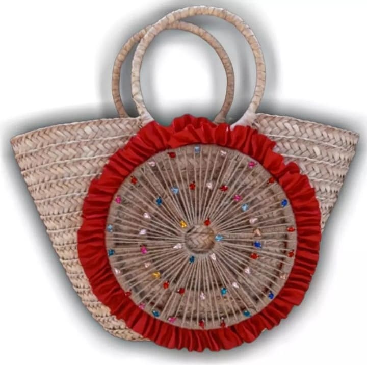 Khoos bag with red design 45cm*55cm