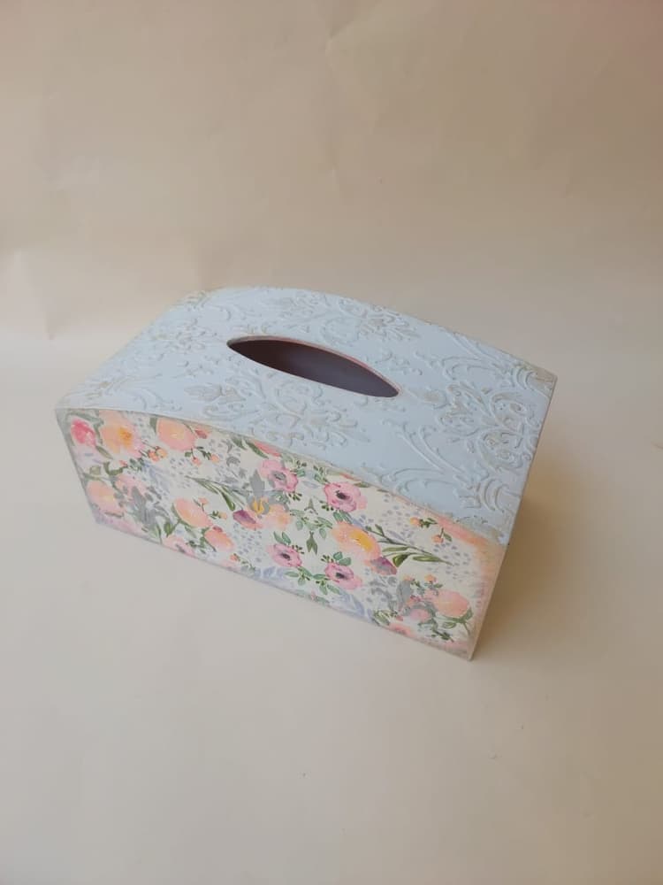 floral tissue box