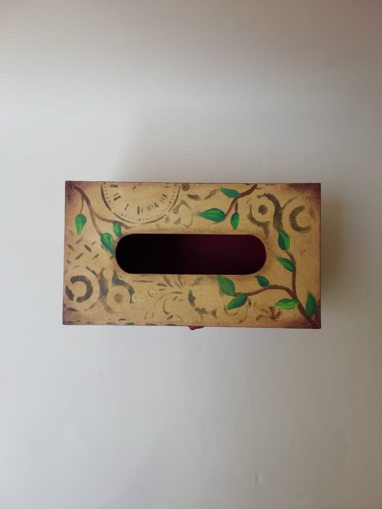 hand drawn tissue box 