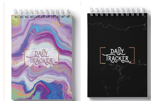 Gift bundle#3 (the daily tracker black and purple)