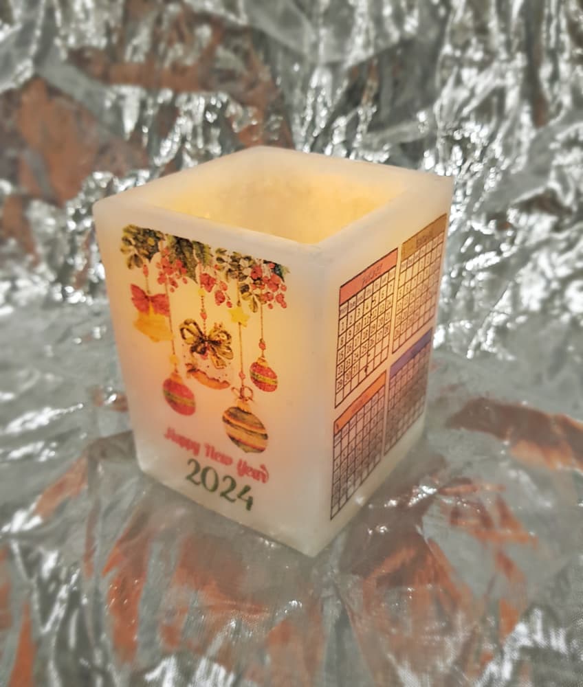 Calendar 2024 candle 