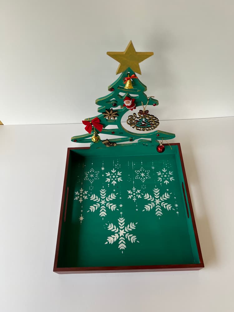 Christmas tree tray