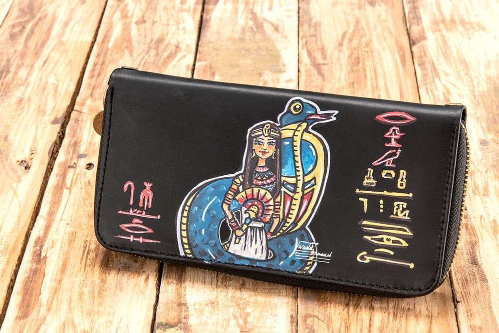 Pharaonic zipper Wallet 2