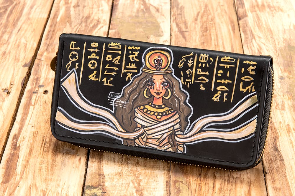Pharaonic zipper Wallet 5