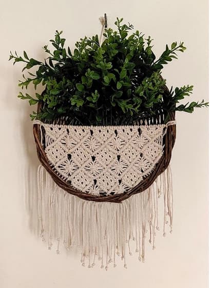 Macrame Plant Basket (Shape 1)