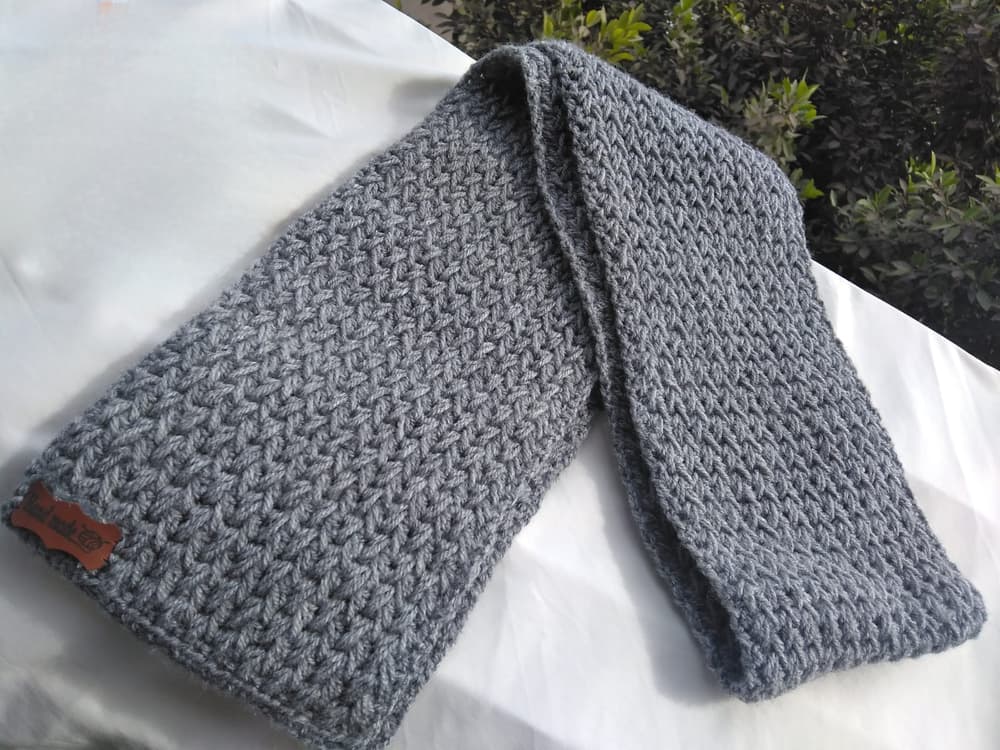 Grey Wool scarf