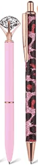 Set of 2 pink Ballpoint pens
