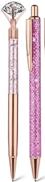 Two Pink Ballpoint pens (set of two)