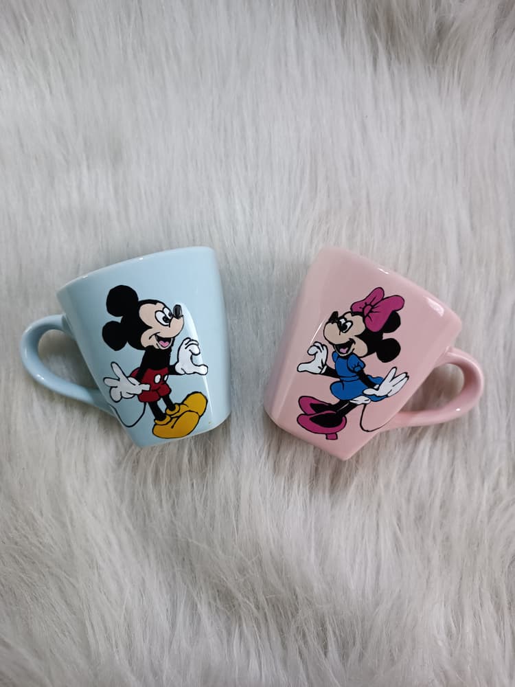 Mickey and Minnie mugs
