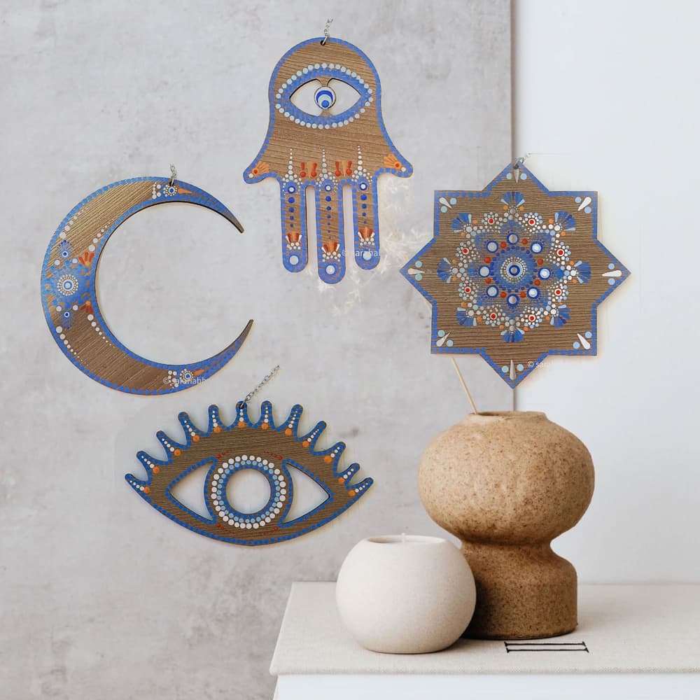 Mandala dots ramadan decoration
