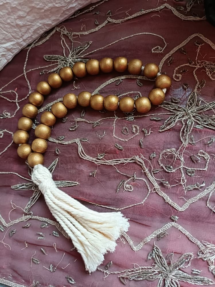 Wooden Oxide Rosary 
