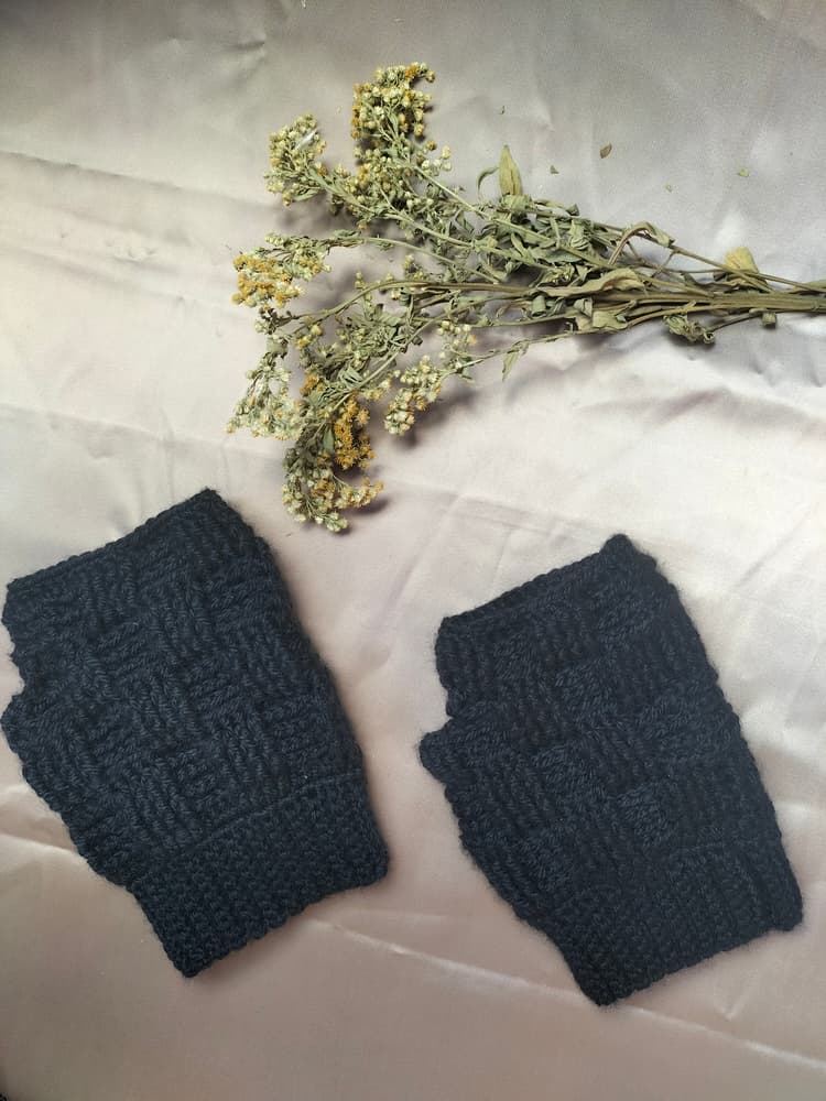 Black men's gloves 