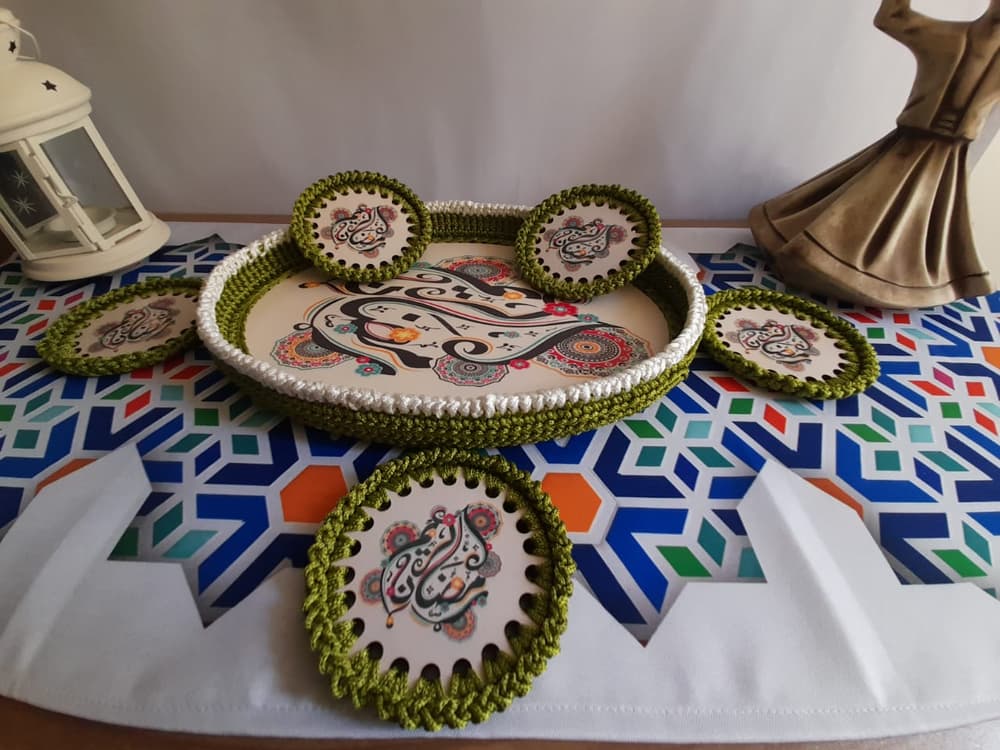 oval Ramadan tray