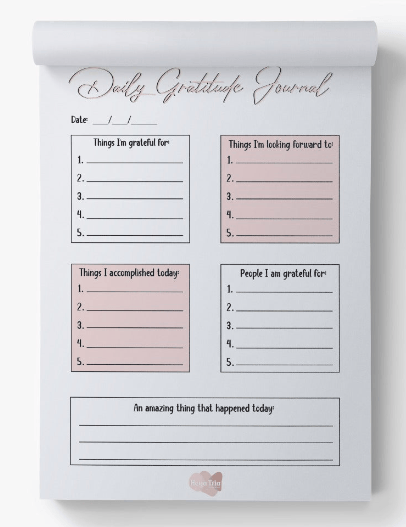 The Pink Daily Gratitude Planner