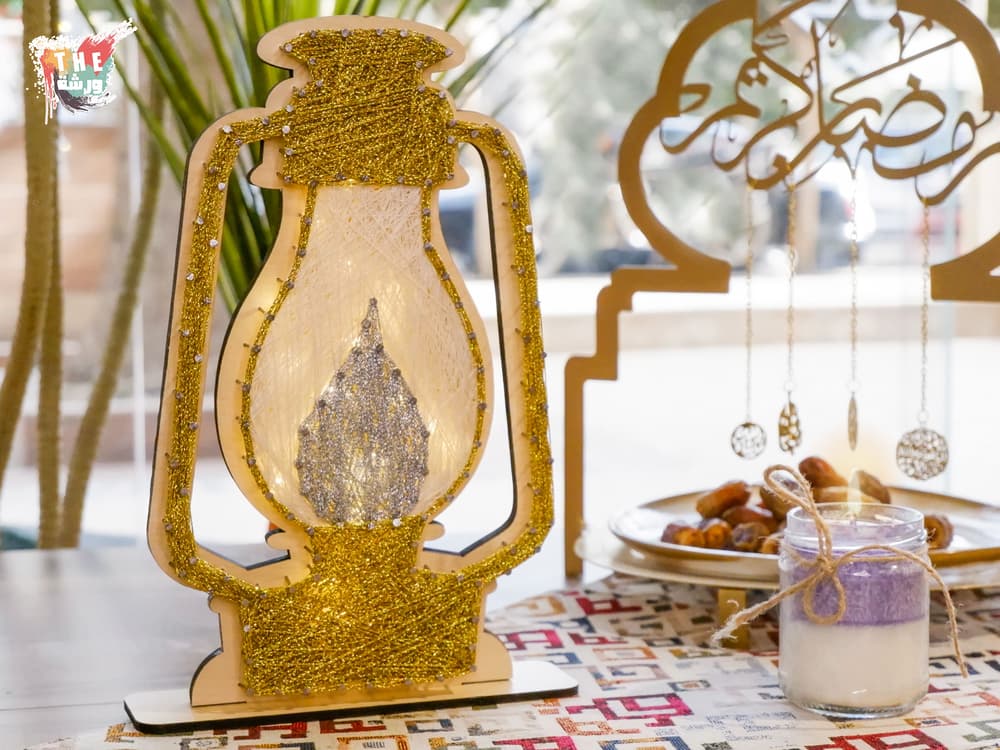 Ramadan String Art Fanous Gold