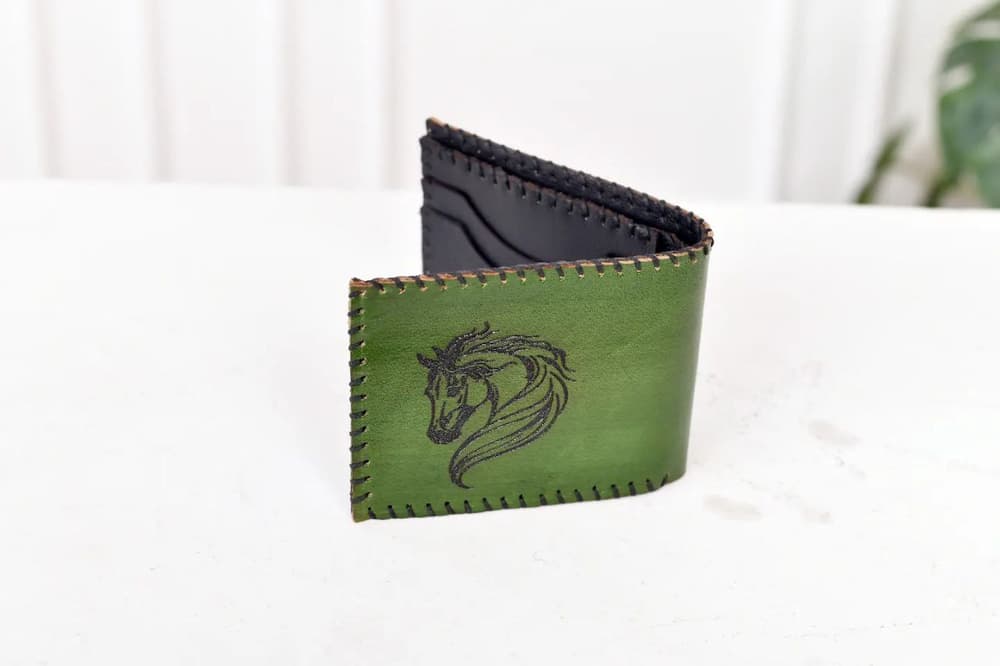donza man wallet with horse draw