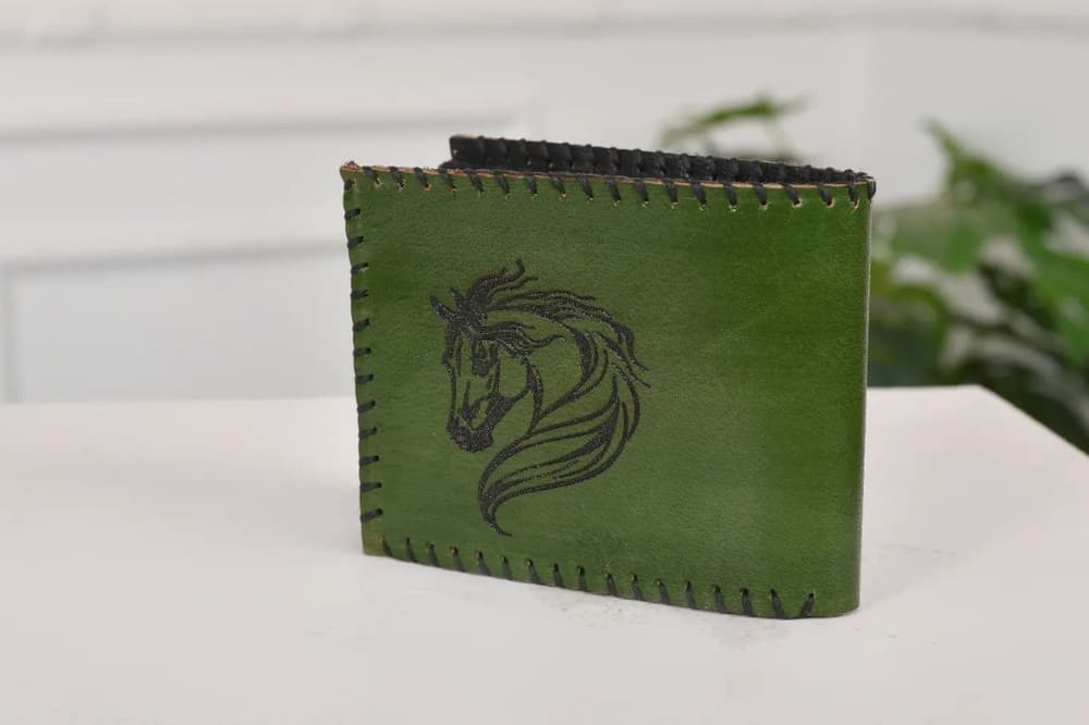 donza man wallet with horse draw