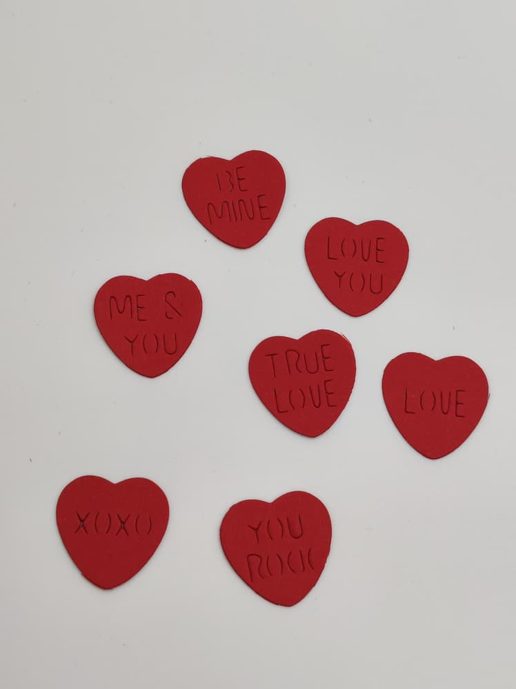 Paper Red OR Pink Heart Confetti,50 Pcs