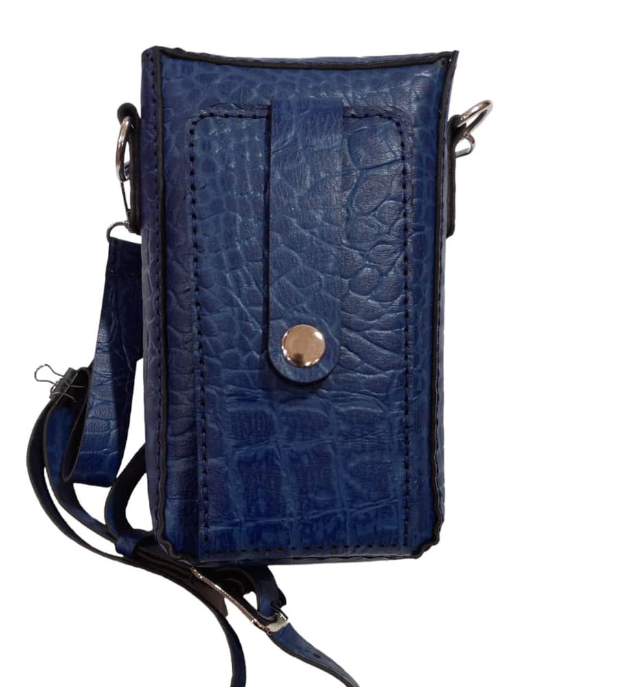 Natural leather crossbody bag