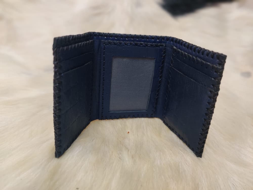 Natural leather handmade Men wallet 