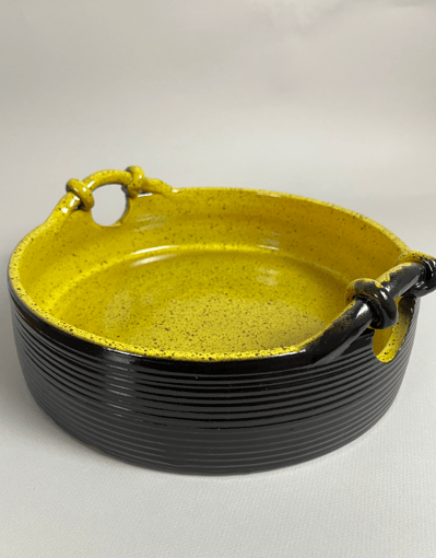 YellowxBlack Large Pot