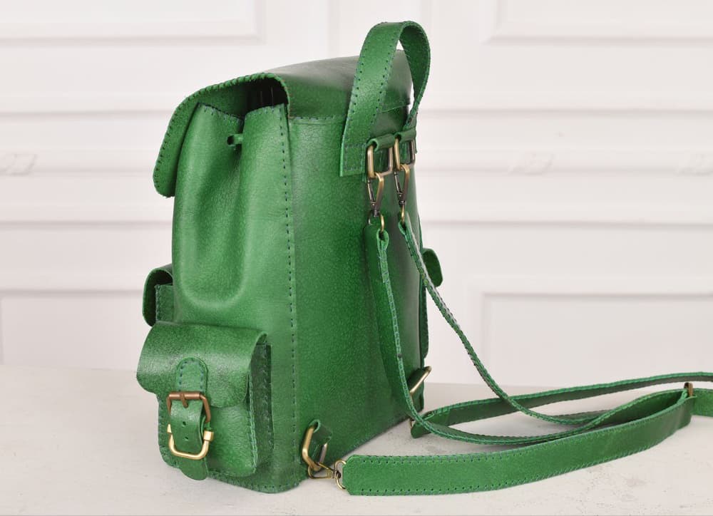 donza green backpack