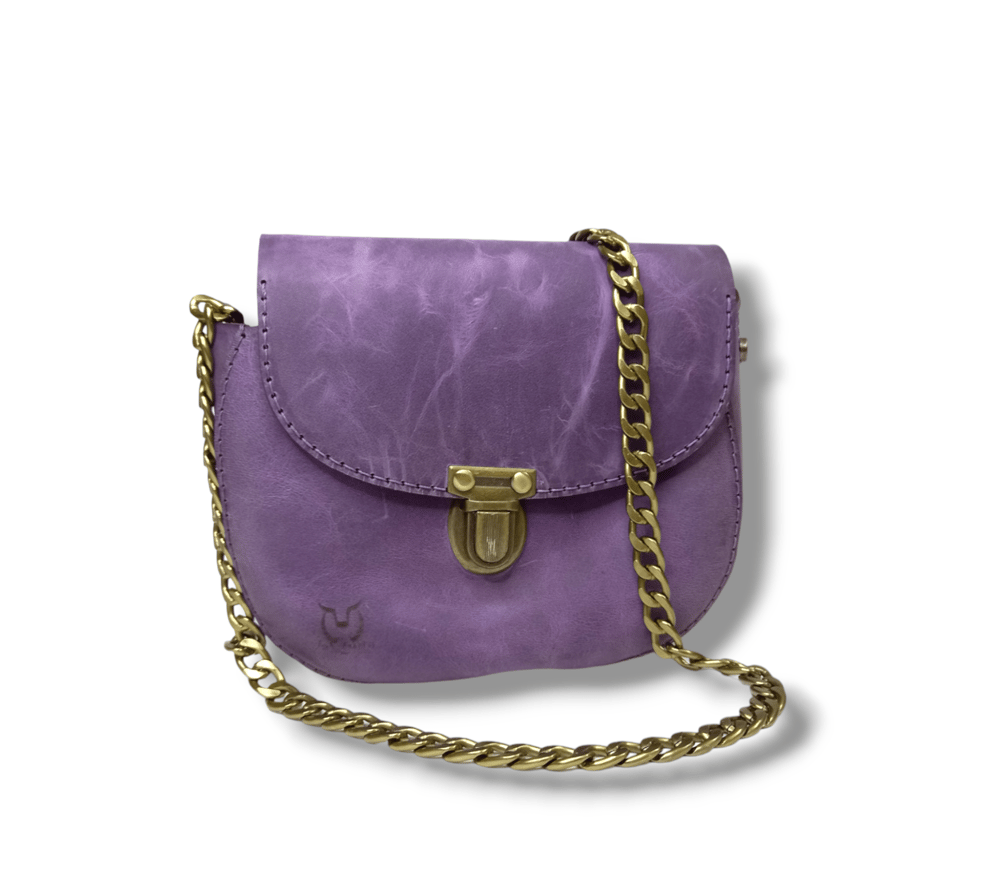 purple  cross bag