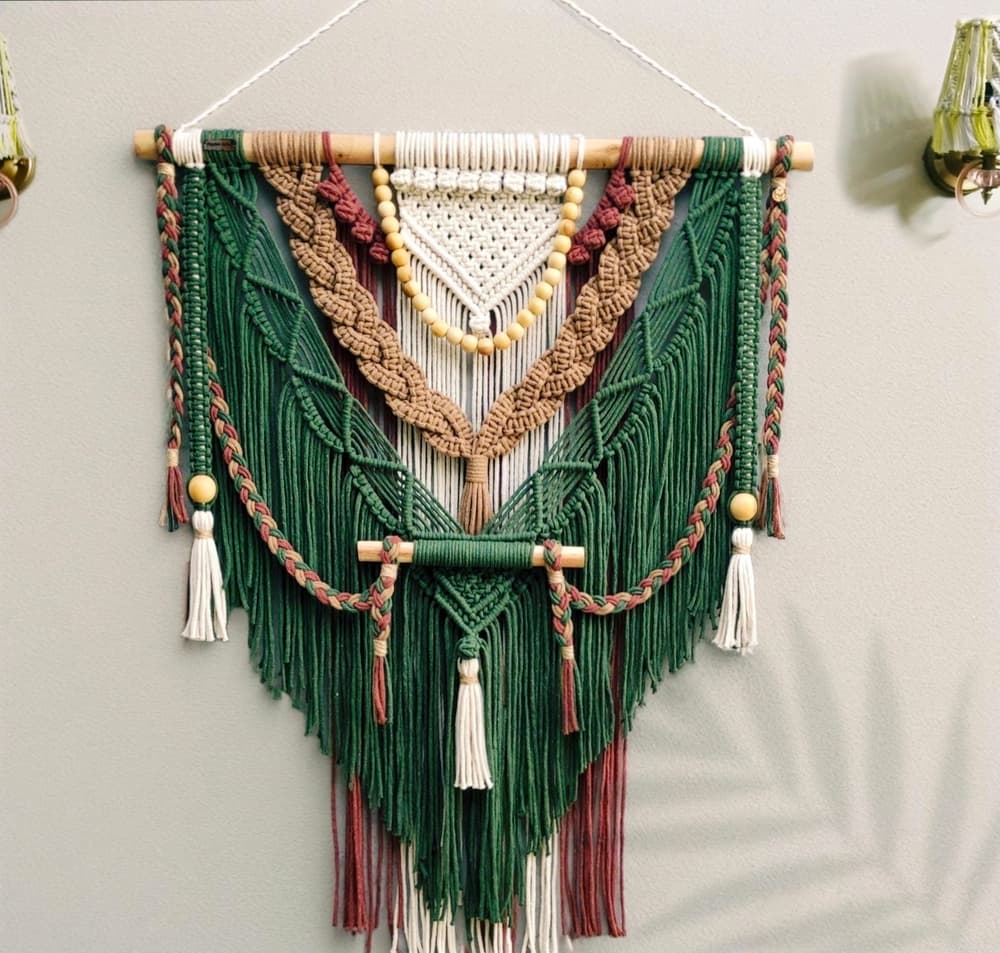 Unique and special wall hang macrame 
