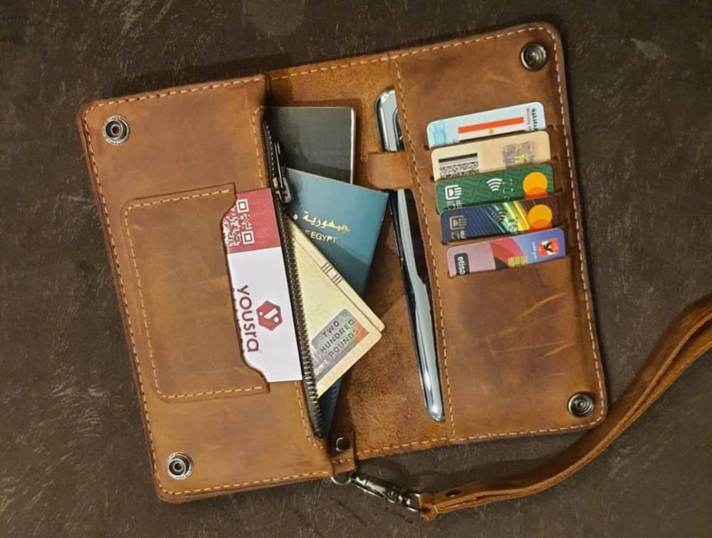 Men's long wallet