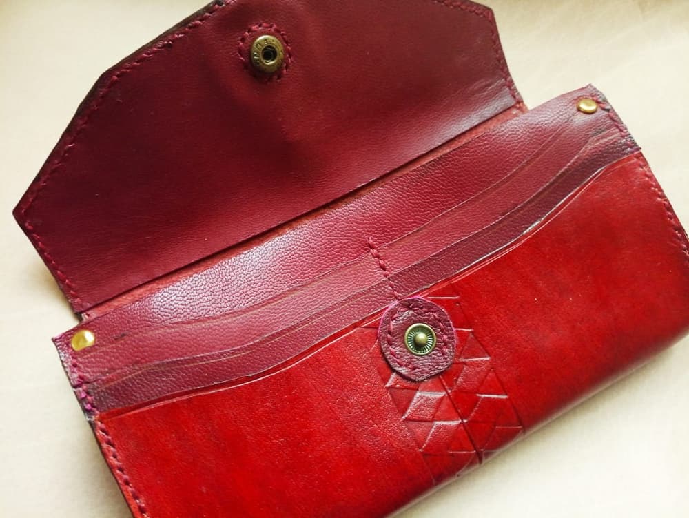 Genuine leather wallet for women 