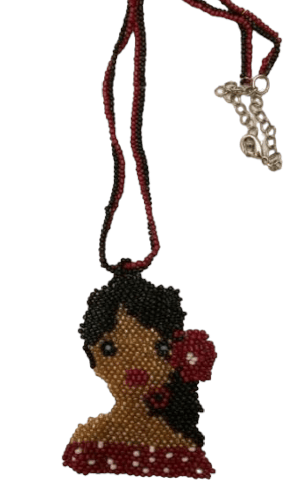 Mexican woman necklace 