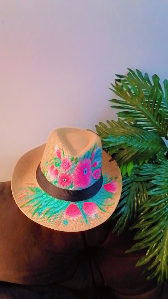 Handmade hat Flower