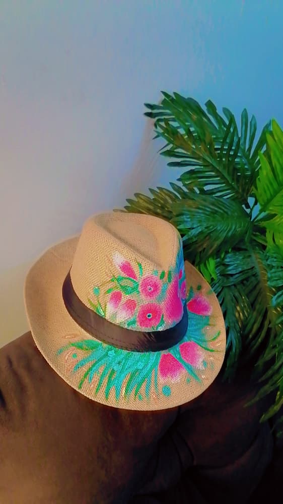Handmade hat Flower