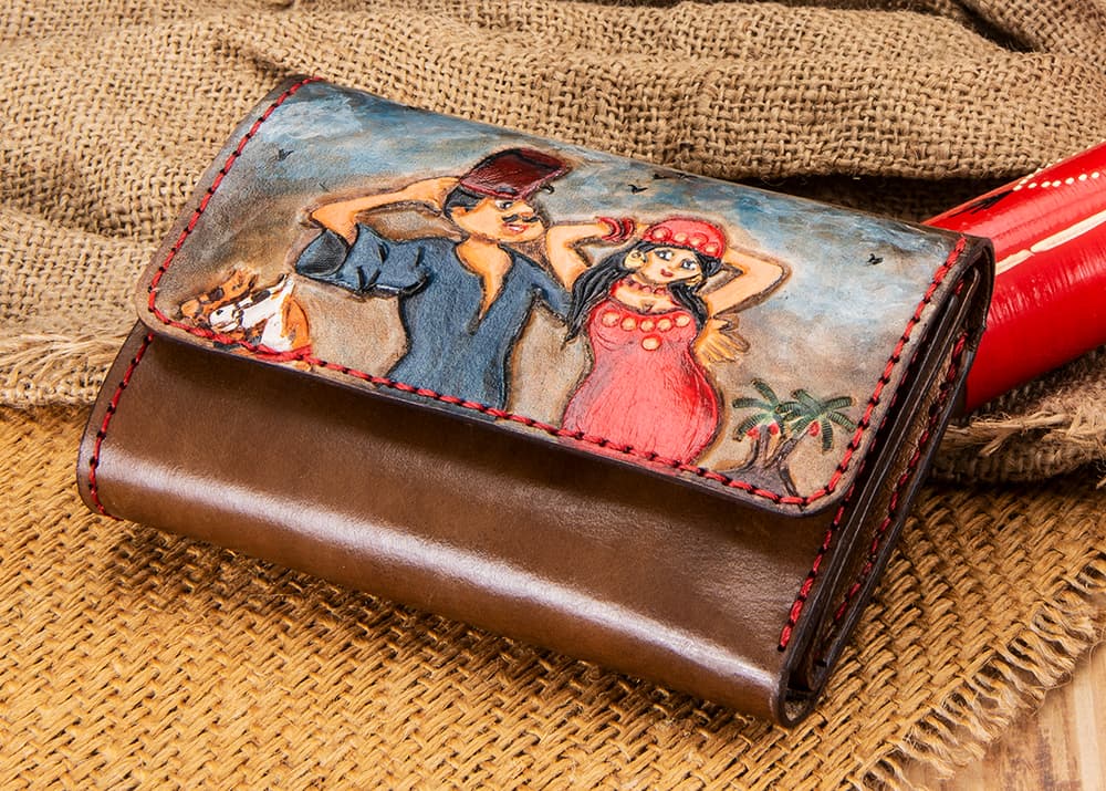 Two horses wallet
