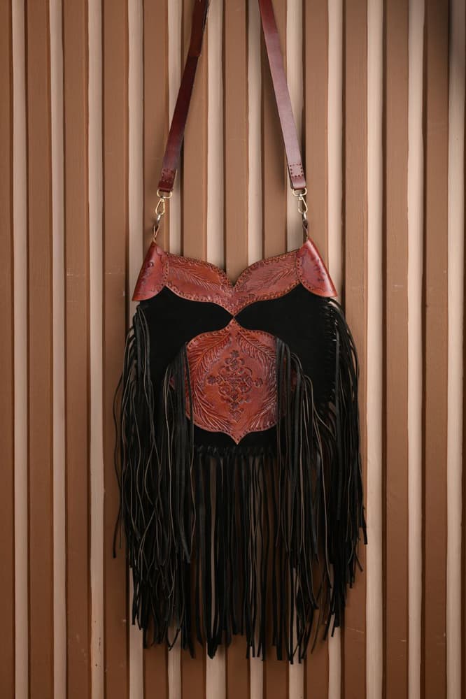 boho black bag