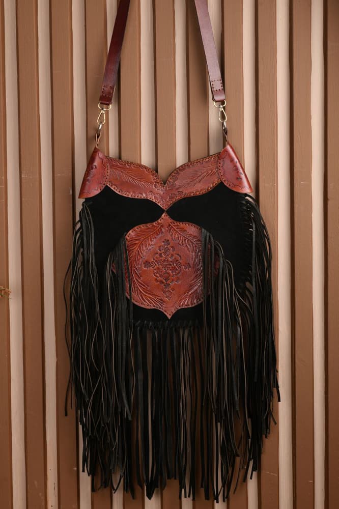 boho black bag