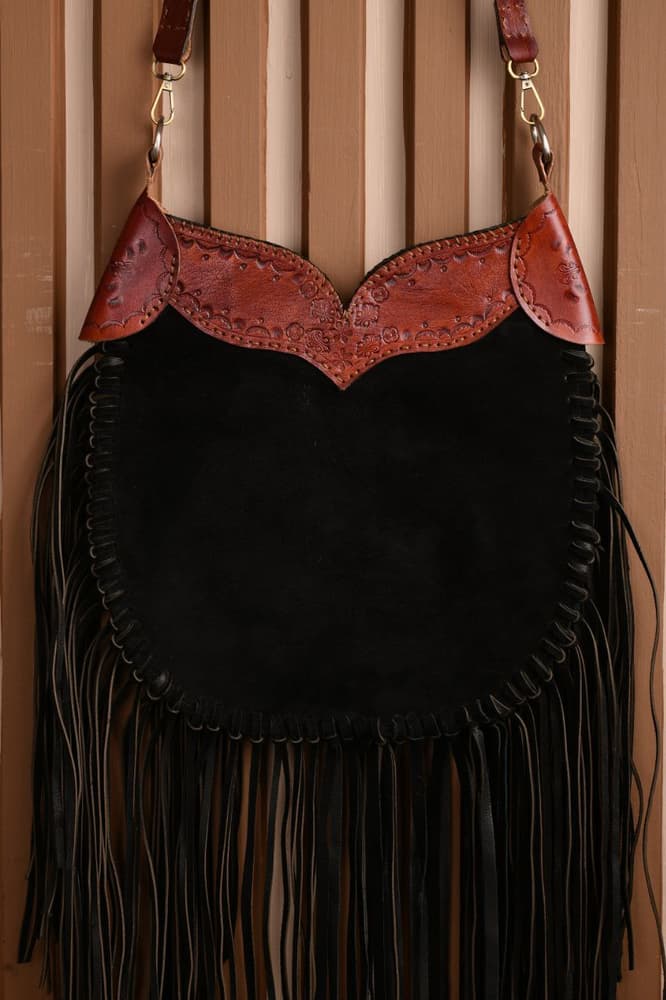 boho black bag